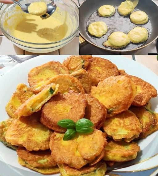 Zucchini im Teig: das Rezept für einen schnellen und leckeren Aperitif