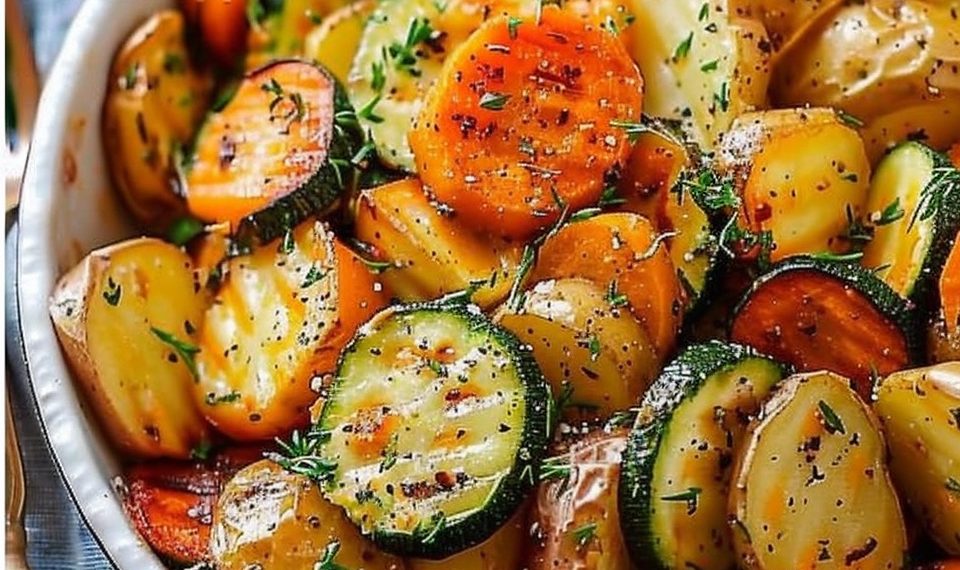 Kartoffel-Karotten-Zucchini-Pfanne