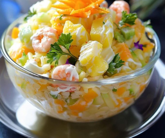 Erfrischender Hawaii-Salat für den Sommer