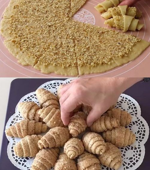 Haselnuss Hörnchen schmeckt hervorragend und wird dich begeistern