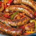 Bereiten Sie sich darauf vor, die Aromen zu genießen: Rezept für italienische Wurst mit Paprika und Zwiebeln!