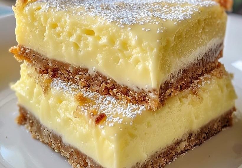 Vanillepudding-Cremeschnitten