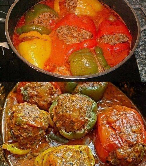 Gefüllte Paprika nach Carstens Art