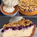 Zerbröckelter Blaubeer-Käsekuchen: ein wirklich köstliches Dessert zum Probieren