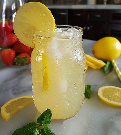 Zuckerfreie Zitronenlimonade