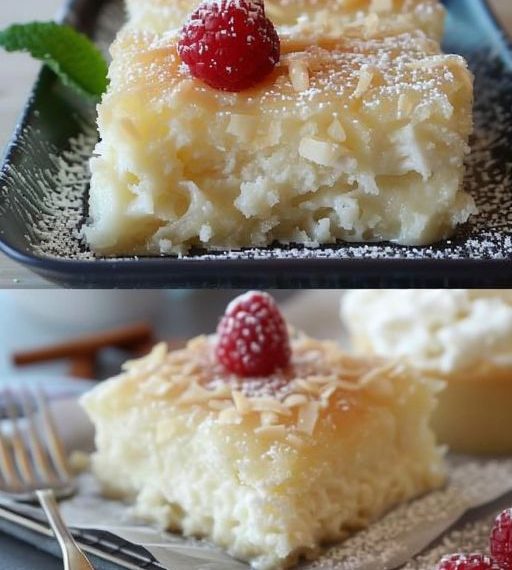 KOKOSKUCHEN MIT VANILLEPUDDING, Oh mann ist der lecker