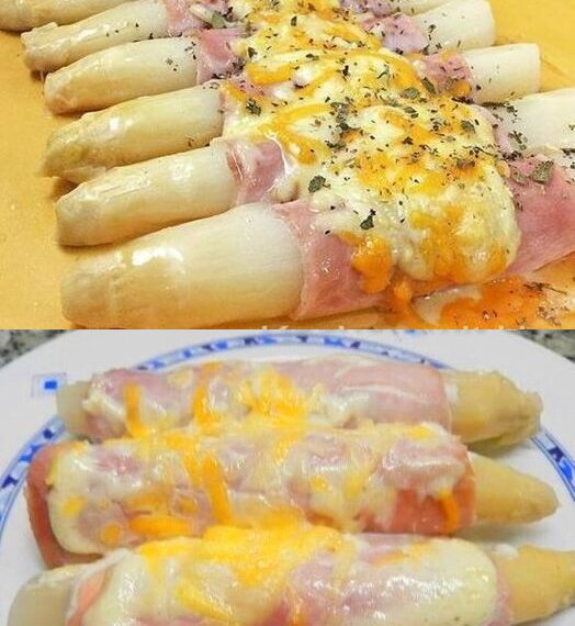 Spargel aus dem Ofen