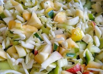 Apfel – Porree – Salat