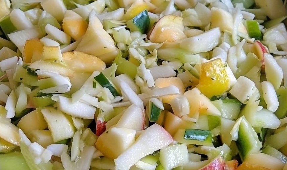 Apfel – Porree – Salat