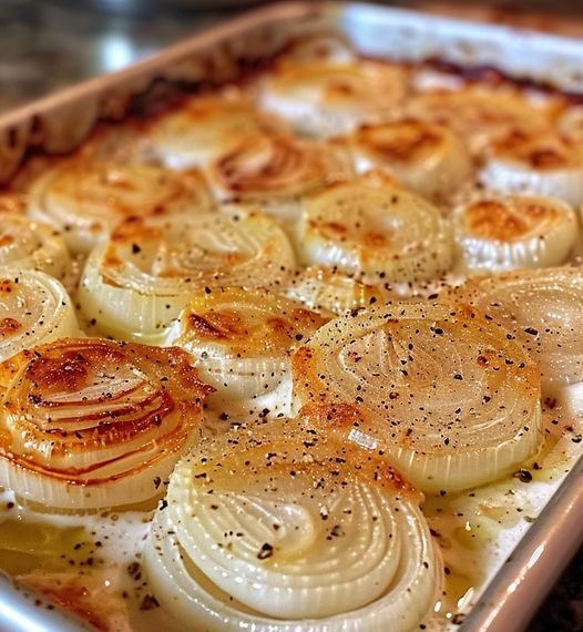 Geröstete Parmesan-Rahmmwiebeln