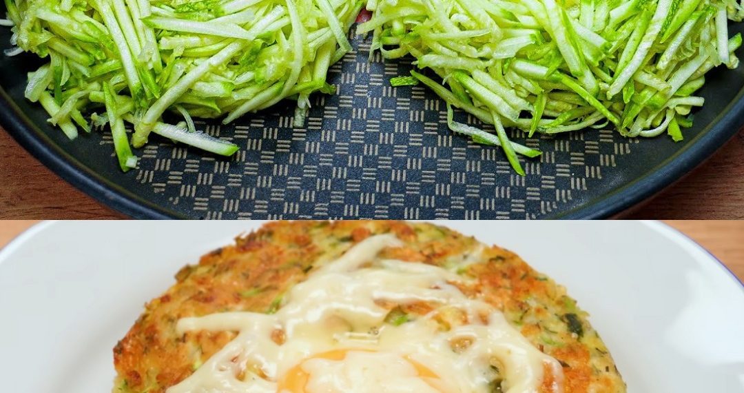 Pikante Zucchini-Pfannkuchen