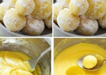 Zitronen Pralinen ber mir sind sie definitiv ein Muss, woooow