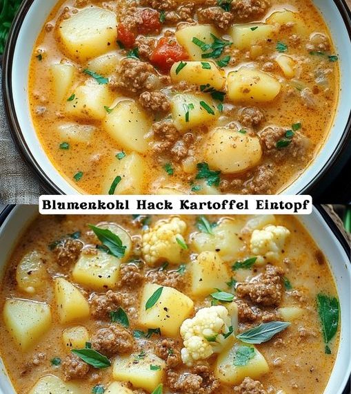 Blumenkohl Hack Kartoffel Eintopf
