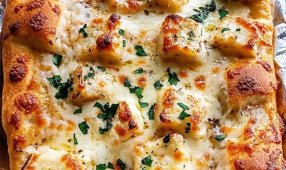 Knoblauch-Butter Pizza