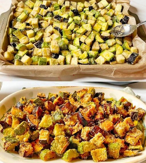Gebackene Auberginen und Zucchini: das Rezept für eine knusprige und unwiderstehliche Beilage