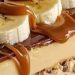 KaramellkuchenDieser Käsekuchen mit Banane, Karamell und Erdnussbutter ist ein Muss für alle Dessertliebhaber!