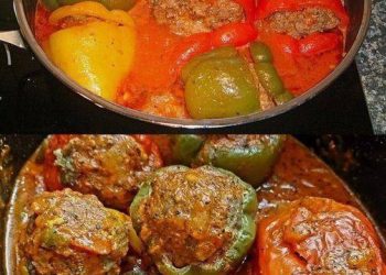Gefüllte Paprika wie Oma es immer gekocht hat