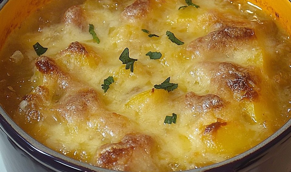 Zwiebelsuppe nach Art der legendären Pariser Marktfrauen