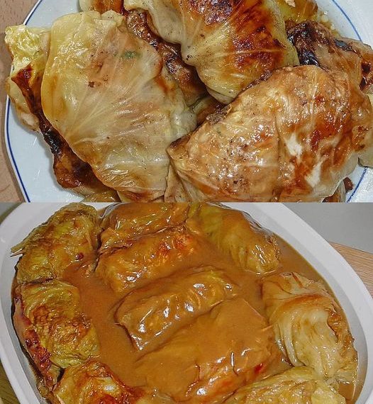 Mir läuft das Wasser im Mund Omas Kohlrouladen mit 1 Kopf Weißkohl