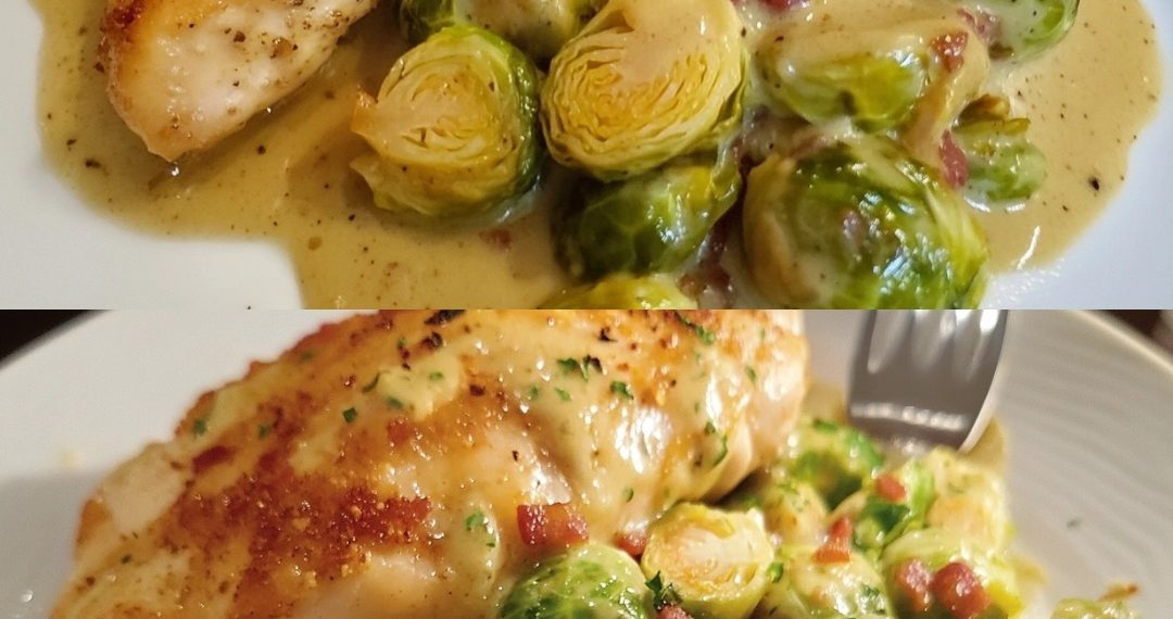  Hähnchenbrust mit Rosenkohl in Senfsoße – Herzhaft und lecker! 