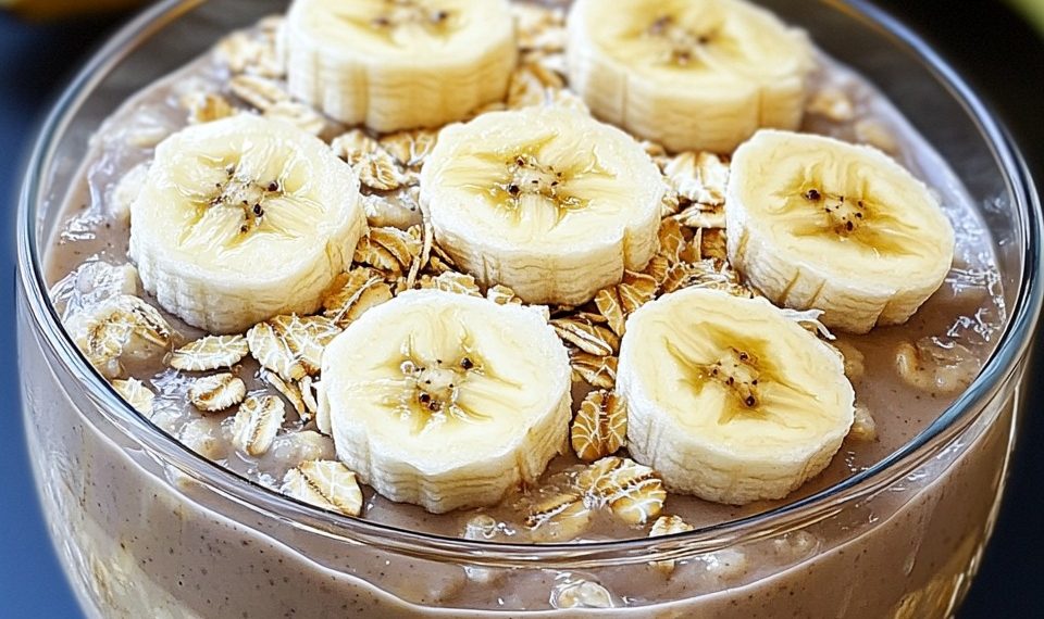 Das beste Hafer-Bananen-Dessert! Kalorienarmes Dessert in 5 Minuten!
