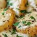 Jeder in meiner Familie mag es: Kartoffeln in cremiger Knoblauchsauce