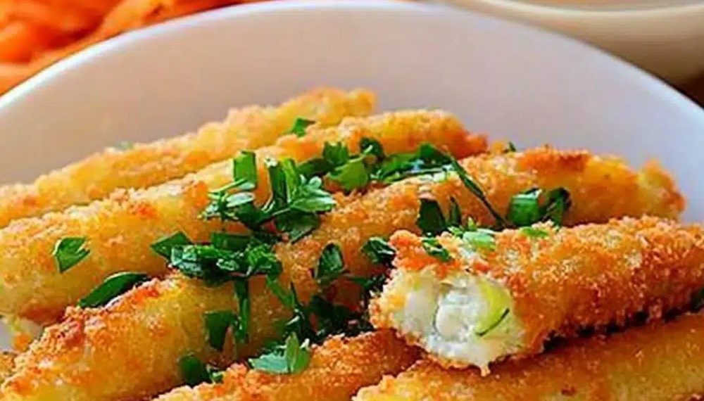 Zucchini Sticks mit 100g Käse