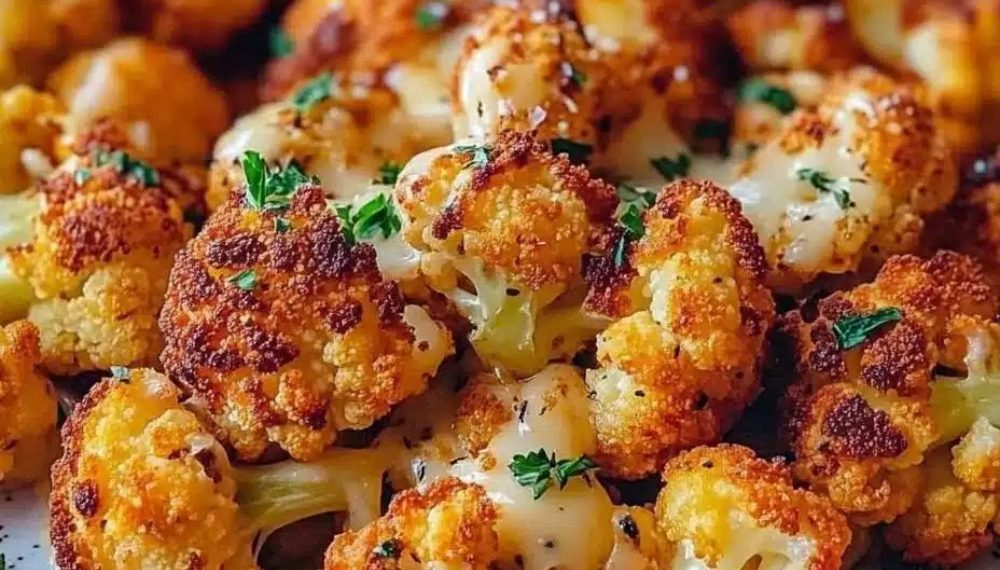 Backofen Blumenkohl mit Käse