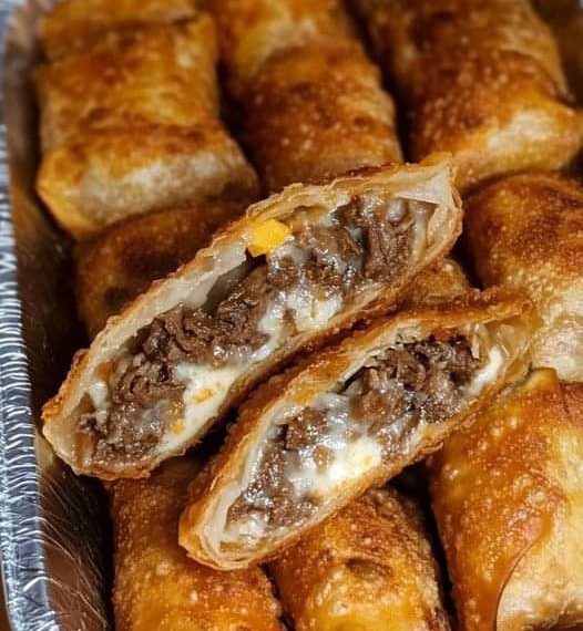 Philly Cheesesteak-Eierrollen: