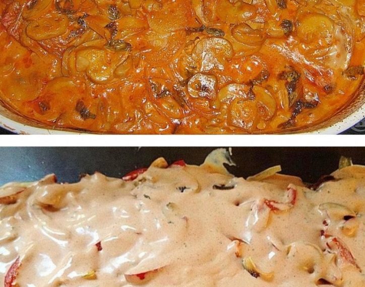 Feurige geschmorte Schnitzel
