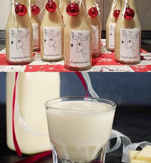 Weihnachtliches Engelchenlikör, jedes Jahr bei mir ein muss