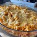 Speck-Cheddar-Nudelauflauf: Herzhaftes Wohlfühlgericht mit cremiger Pilzsauce
