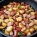 Leberkäse Pfanne ein sättigendes Abendessen!