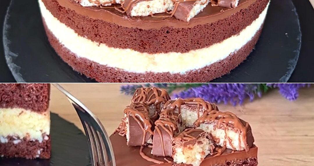 Schokoladen-Kokos-Biskuitkuchen: das Rezept für ein köstliches Dessert