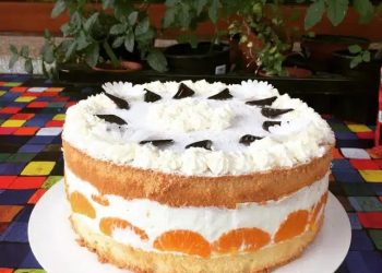 Käse Sahne Torte (Sehr schnell Zubereitet und schmeckt sehr Lecker)