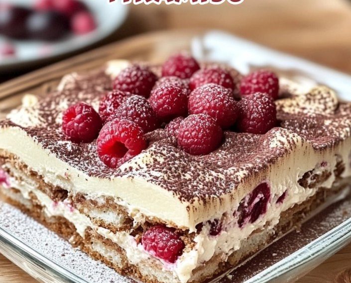 Himbeer-Spekulatius-Tiramisu – Fruchtig und Weihnachtlich!