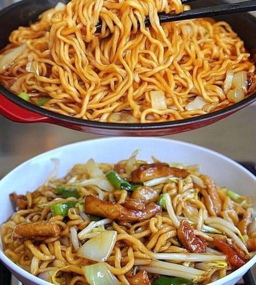 Chinesische Nudeln mit Hähnchen: Einfach, schnell und unwiderstehlich lecker!