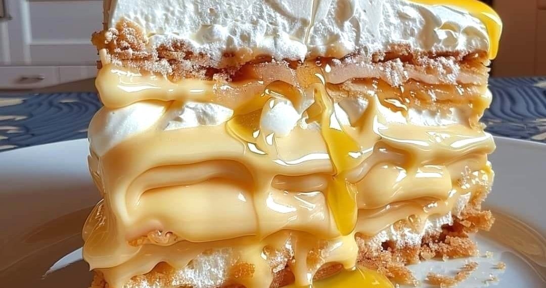 ZITRONEN BAISER KUCHEN