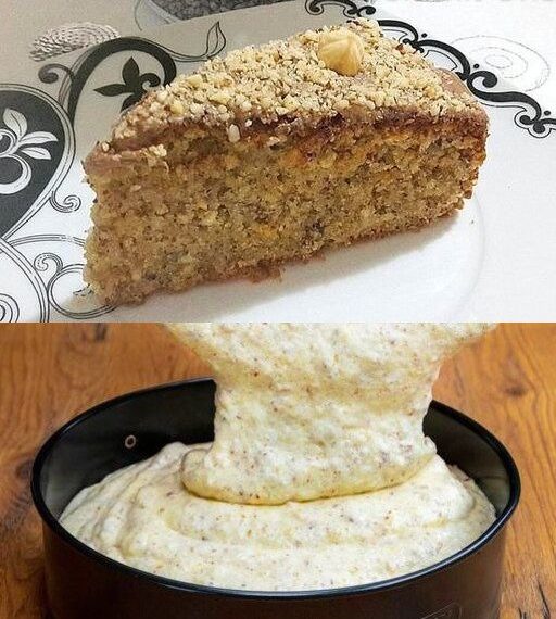 Blitz 5 Minuten Saftiger Nusskuchen den ich jede Woche backe 