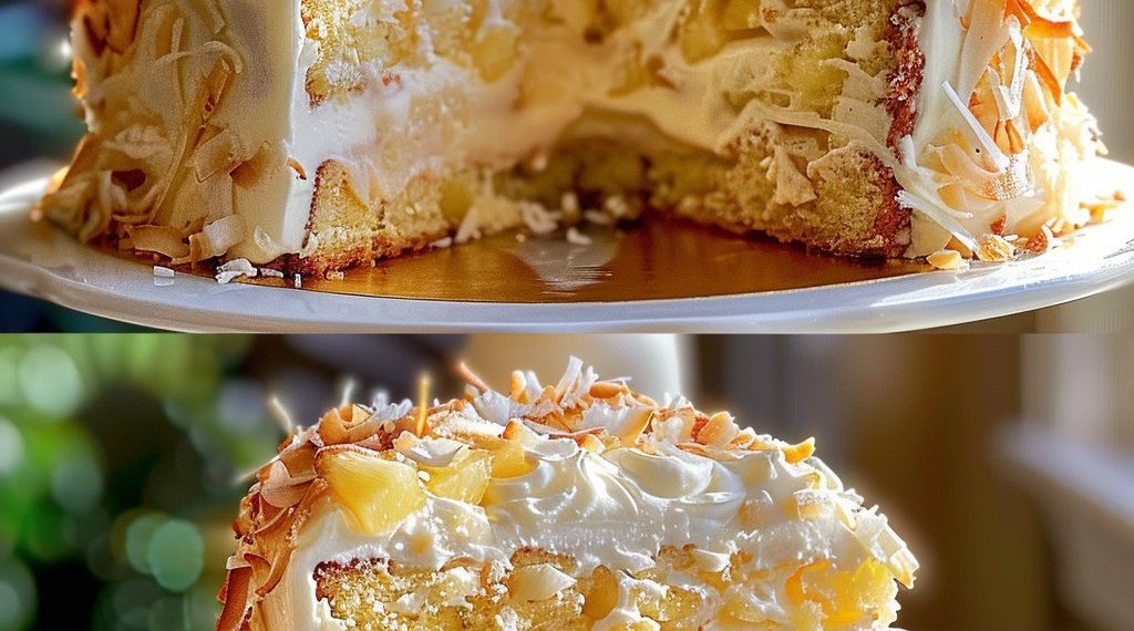 Ananas-Kokos-Traumkuchen