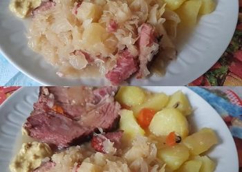 Sauerkraut mit Kassler