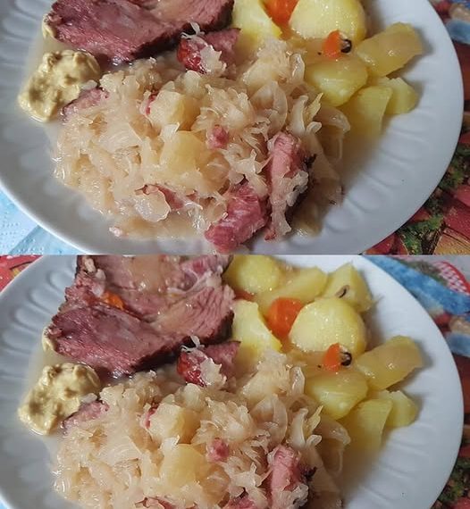 Sauerkraut mit Kassler