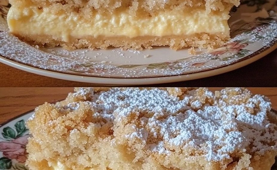 Streuselkuchen mit Vanillepudding backe ich sicher 2x pro Woche!