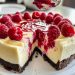 Weiße Schokolade Himbeer Käsekuchen 🍰