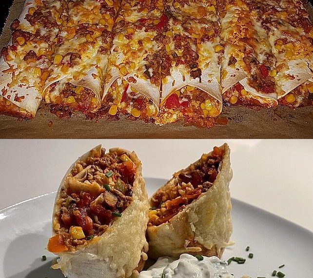 Mexikanische Burritos, Die backe ich immer wieder !