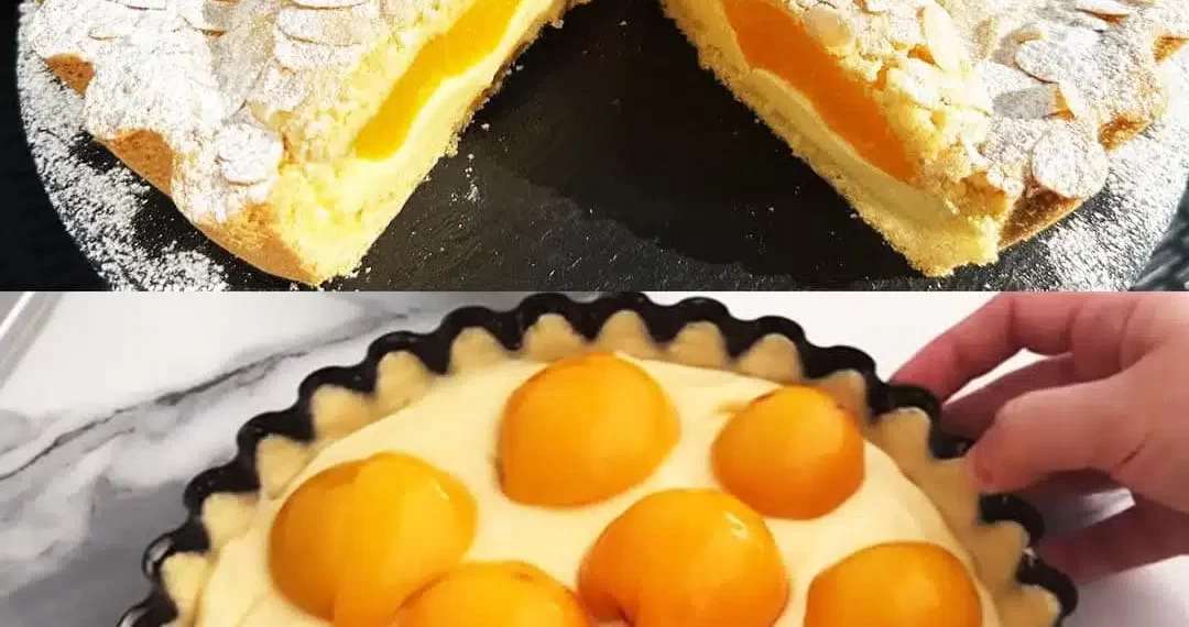 Italienischer Pfirsich Zitronenkuchen