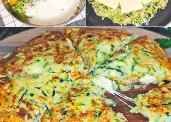 Besser als beim Italiener, SUPER lecker! – Zucchini Pizza