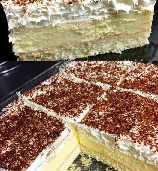 Boahh schmeckt Fantastisch, Vanillecreme Kuchen ohne Backen