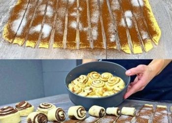 10 Minuten Schnecken mit Zimtzucker ich nehme nur 200 g Quark dafur