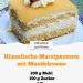 Diese himmlische Marzipantorte mit zarter Mandelcreme ist ein echter Hingucker – perfekt für besondere Anlässe!